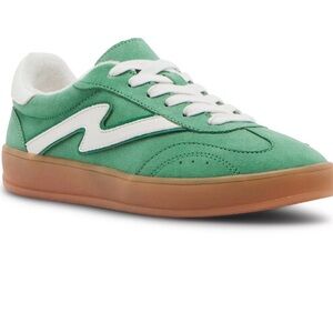 Women's Madden Girl Green & White Sneakers Size 10